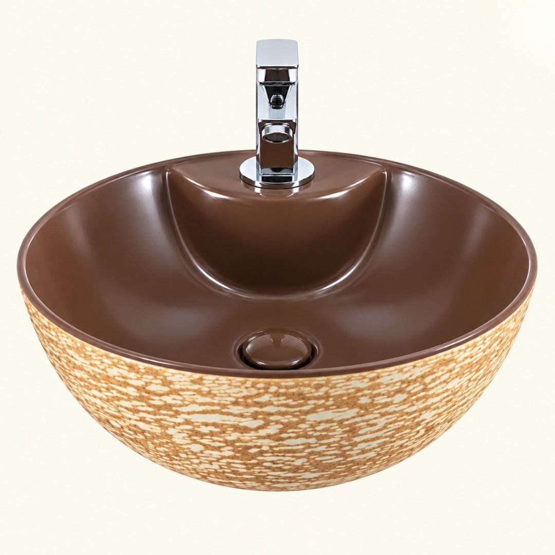 Sonet MAC ROUND 001, table top basin (view 3)